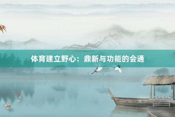 体育建立野心：鼎新与功能的会通